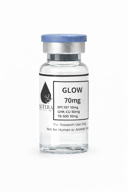 Research Quality Glow 70mg vial Canada