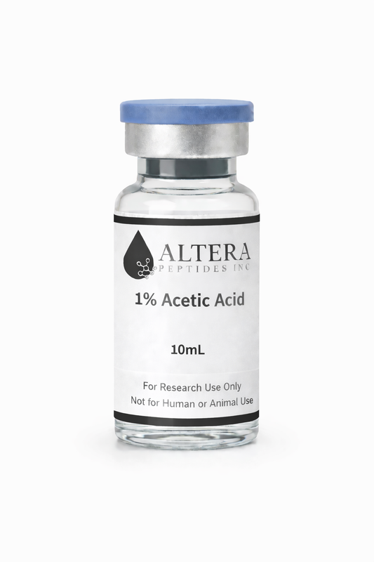 Acetic Acid research vial laboratory use